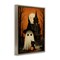 Stupell Industries Cute Ghost & Haunted House Floating Frame, design by Arlington Prints